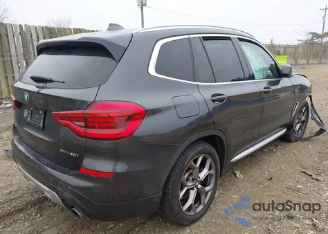 2021 BMW X3 xDrive30I z USA, uszkodzony, nr VIN 5UXTY5C09M9G99825